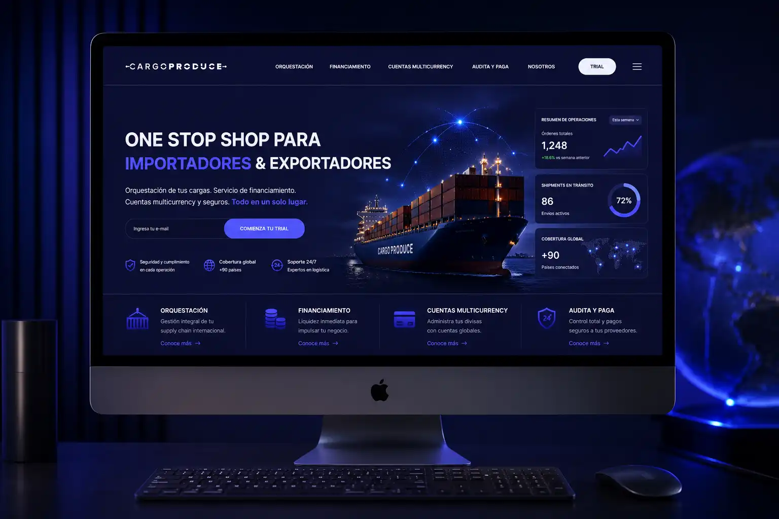 Rediseño web Cargo Produce