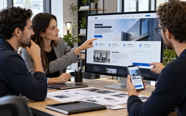 web para generar leads